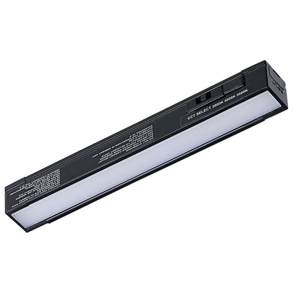 Nuvo 63-451 2 Watt 6-Inch LED Under Cabinet, 30K/40K/50K CCT Selectable, Black Finish