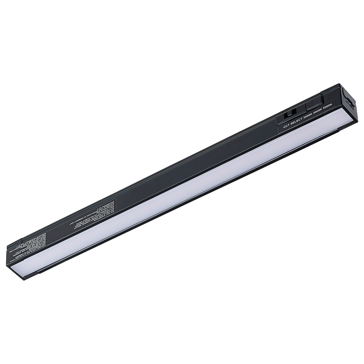 Nuvo 63-452 4 Watt 10-Inch LED Under Cabinet, 30K/40K/50K CCT Selectable, Black Finish 120 Volt