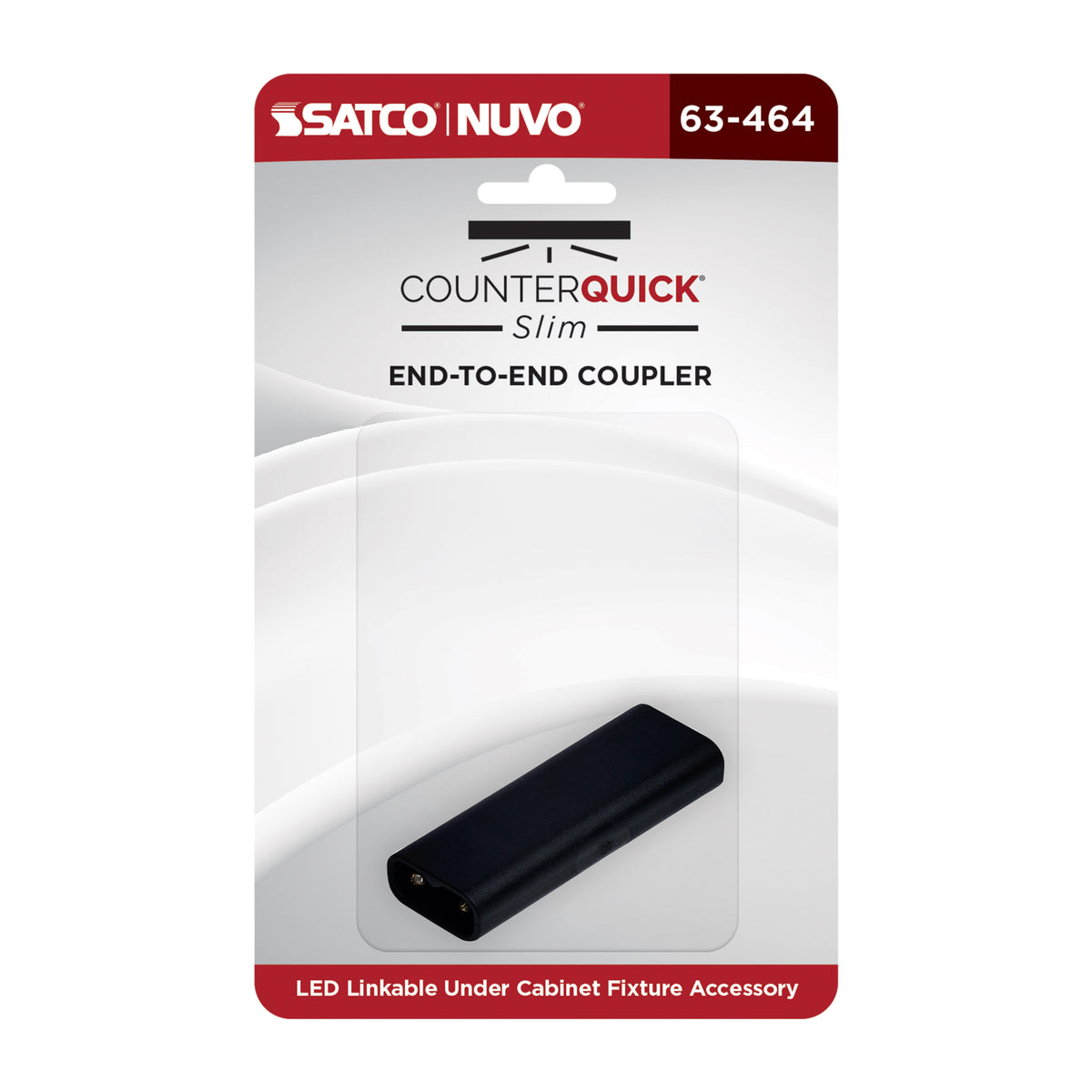 Nuvo 63-464 End-to-End Coupler, Black Finish