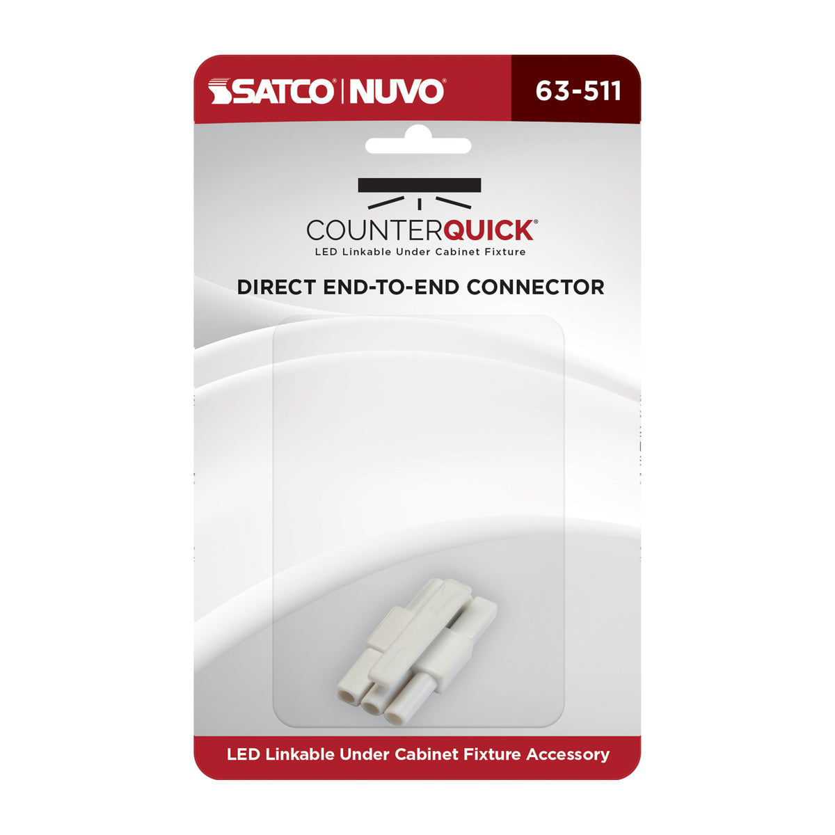 Nuvo 63-511 Under Cabinet LED End to End Connector