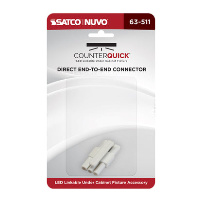 Nuvo 63-511 Under Cabinet LED End to End Connector