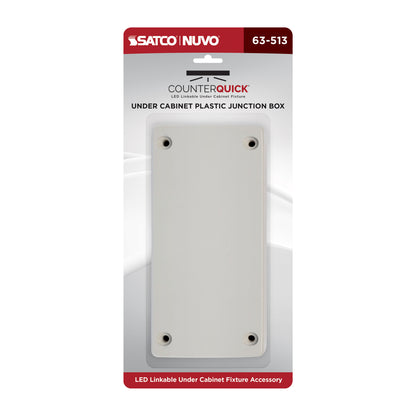 Nuvo 63-513 Under Cabinet LED Junction Box, Plastic