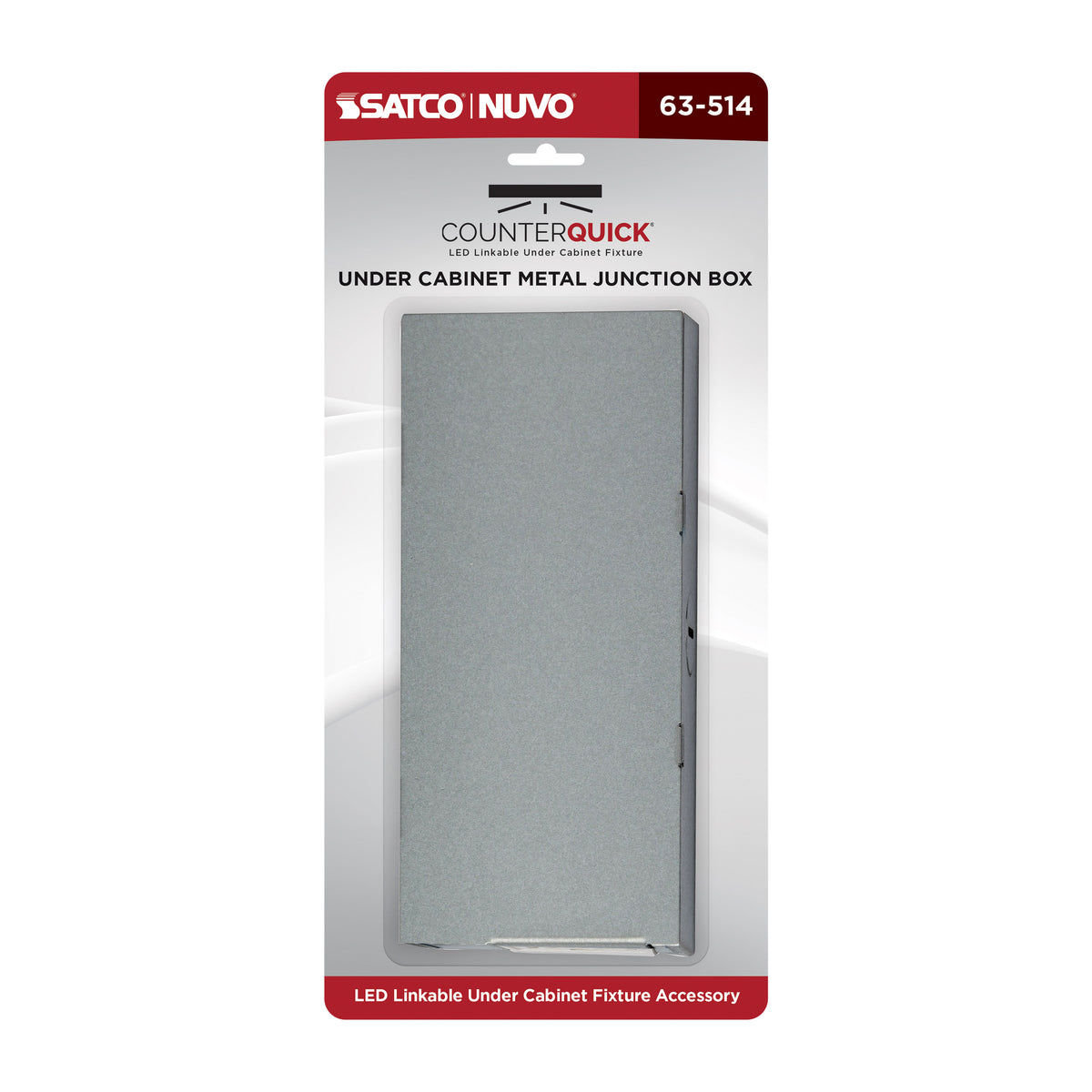 Nuvo 63-514 Under Cabinet LED Junction Box, Metal