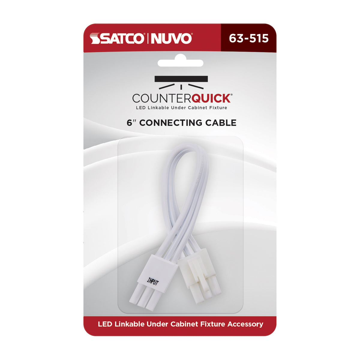 Nuvo 63-515 6 Inch Under Cabinet Linkable Cable
