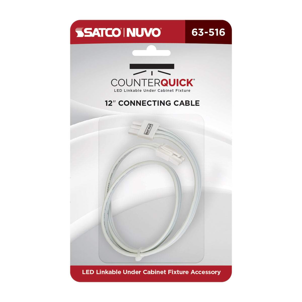 Nuvo 63-516 12 Inch Under Cabinet Linkable Cable