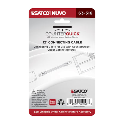 Nuvo 63-516 12 Inch Under Cabinet Linkable Cable