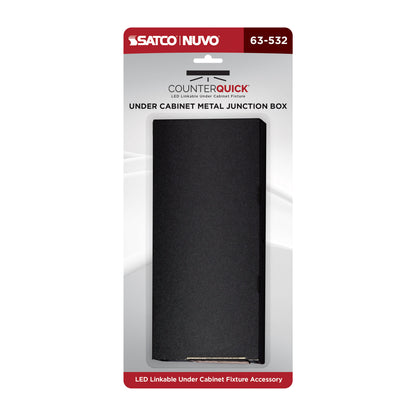 Nuvo 63-532 Under Cabinet Junction Box, Metal, Dark Bronze
