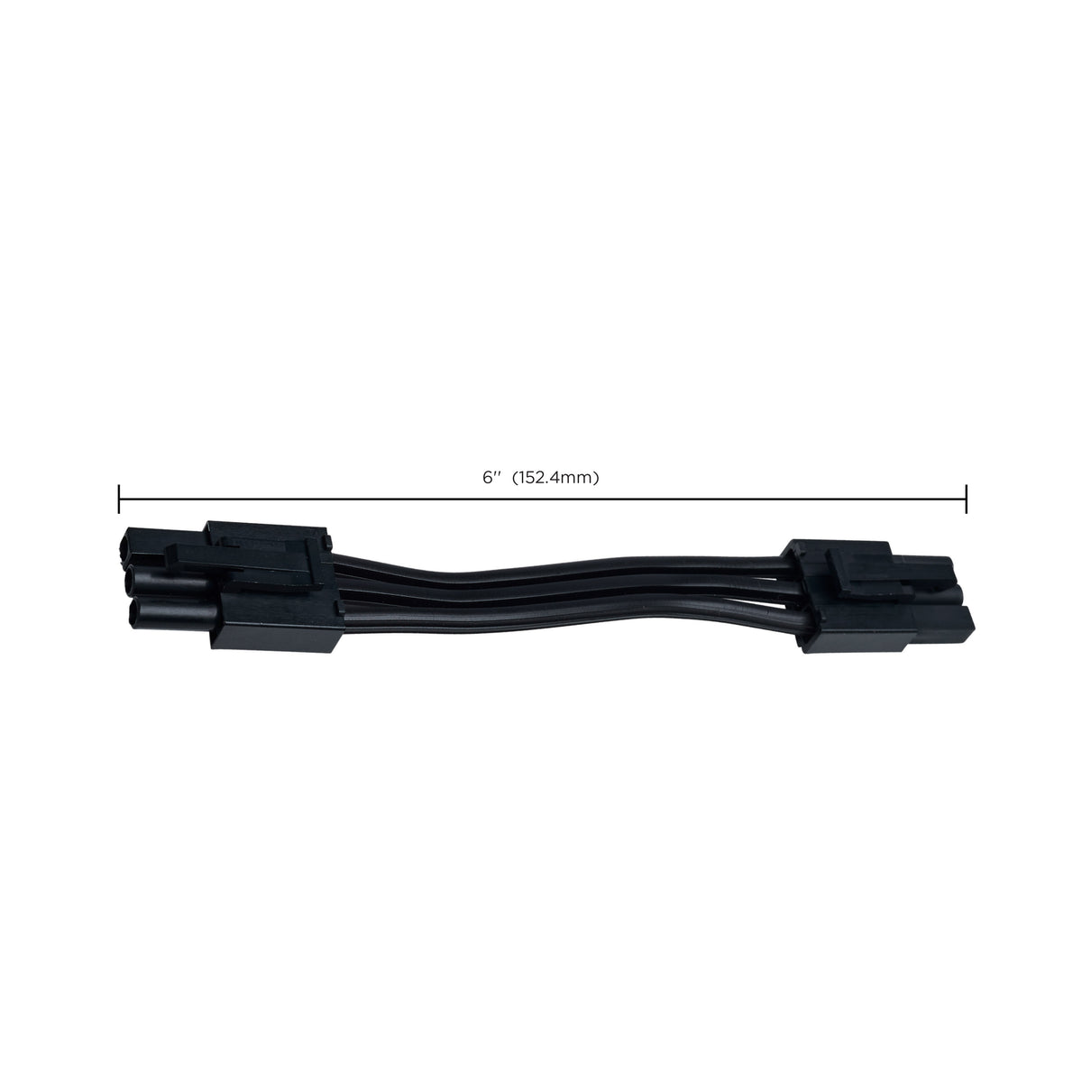 Nuvo 63-533 Under Cabinet Link Cable, 6-Inch, Black Finish