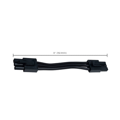 Nuvo 63-533 Under Cabinet Link Cable, 6-Inch, Black Finish
