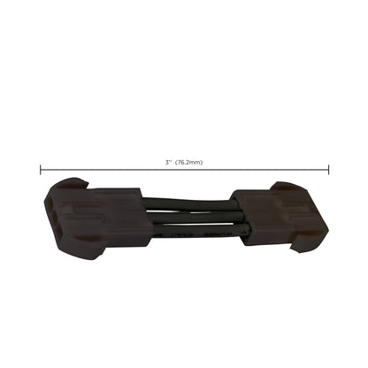 Nuvo 63-536 Under Cabinet Connectable Link, Black Finish