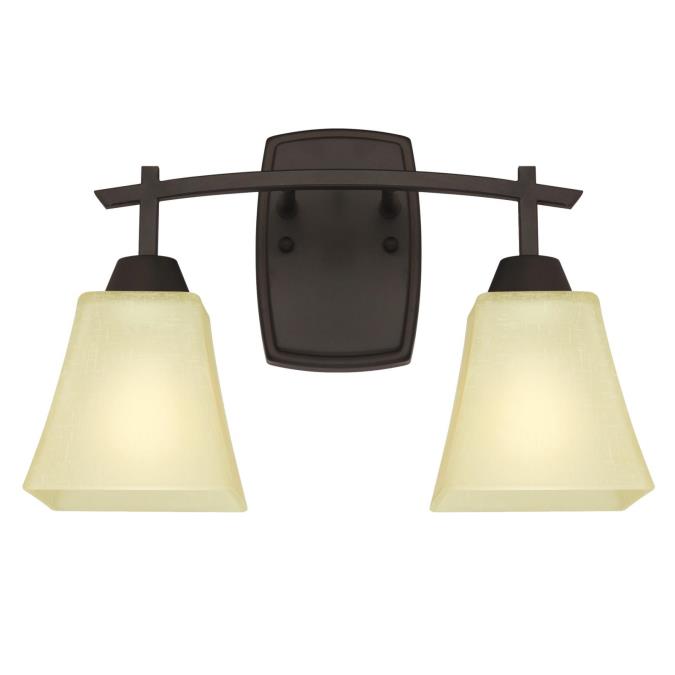 Westinghouse 6307400 Sconce Fixture 2 Light Wall Oil Rubbed Bronze