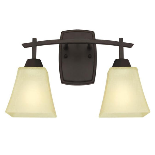 Westinghouse 6307400 Sconce Fixture 2 Light Wall Oil Rubbed Bronze