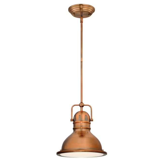 Westinghouse 63084A Pendant Fixture 1 Light LED Mini Washed Copper