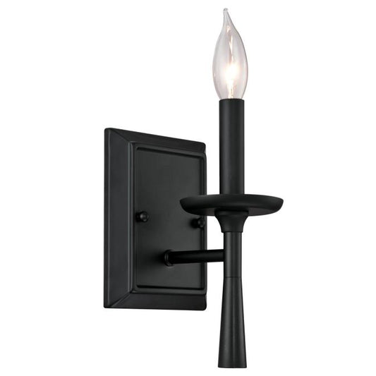 Westinghouse 6324000 Sconce Fixture 1 Light Wall Matte Black Finish