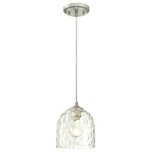 Westinghouse 6328800 Pendant Fixture 1 Light Mini Brushed Nickel