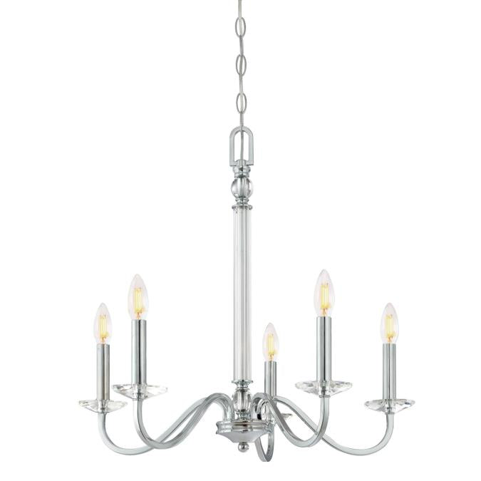 Westinghouse 6334200 Chandelier Fixture 5 Light Chrome Finish with