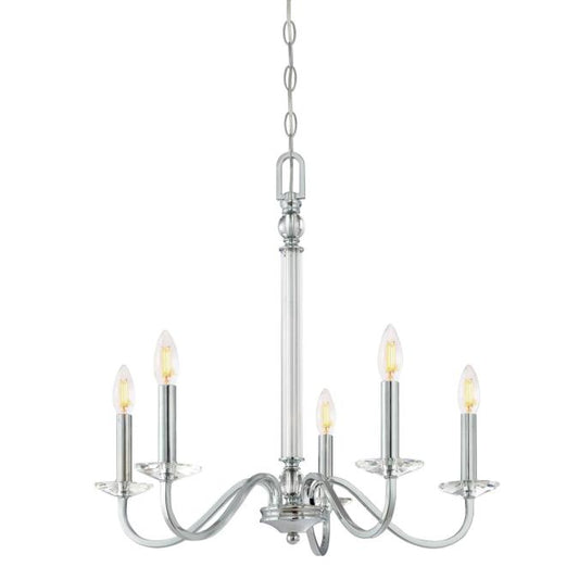 Westinghouse 6334200 Chandelier Fixture 5 Light Chrome Finish with