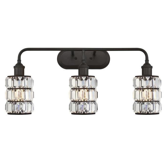 Westinghouse 6337900 Sconce Fixture 3 Light Wall Oil Rubbed Bronze