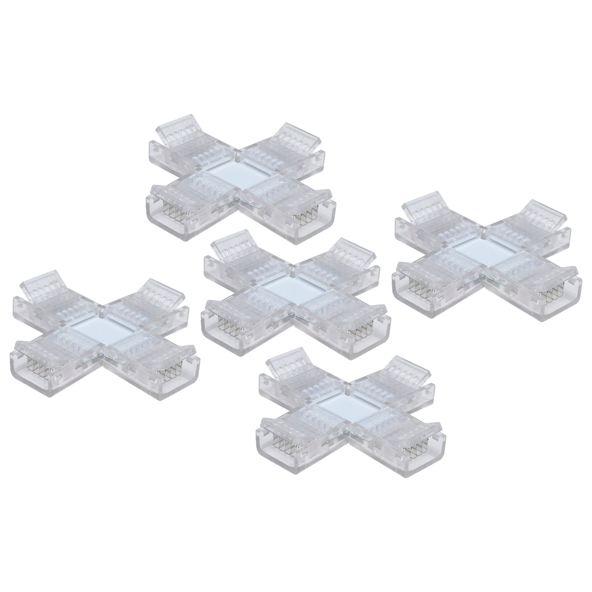 Nuvo 64-175 Starfish, 4-Way Tape Connector, 5 Pack