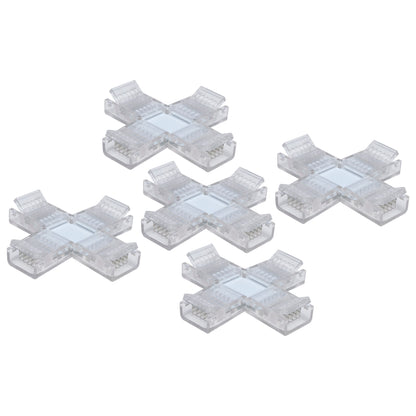 Nuvo 64-175 Starfish, 4-Way Tape Connector, 5 Pack
