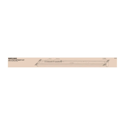 Nuvo 65-1031 30/40/50 Watt LED 4 Foot Retrofit Strip Light, 35K/4K/5K CCT Selectable, 120-277 Volt