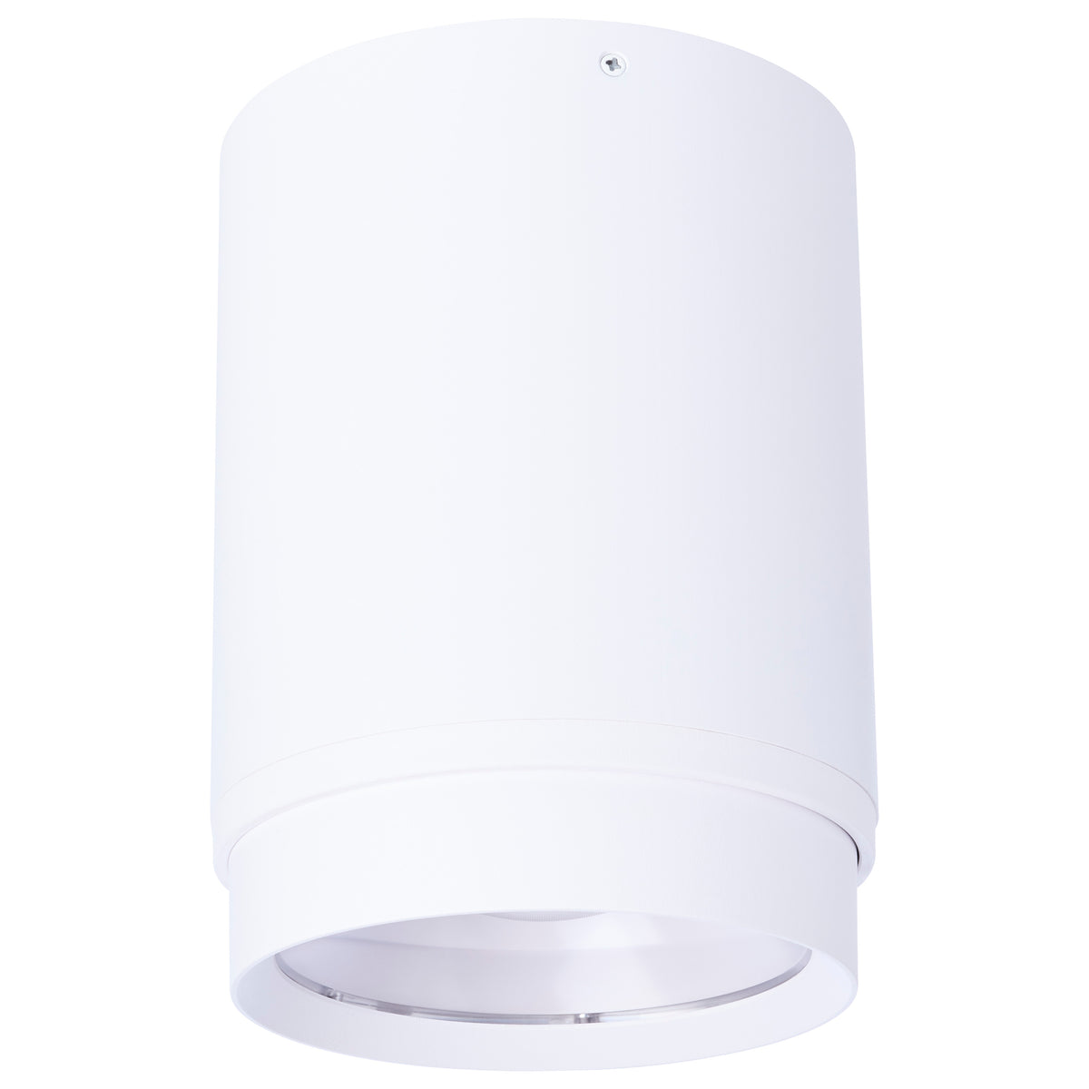Nuvo 65-1050 35/28/21 Watt LED Cylinder Flush Mount, 3K/4K/5K CCT Selectable, White
