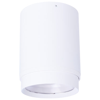 Nuvo 65-1050 35/28/21 Watt LED Cylinder Flush Mount, 3K/4K/5K CCT Selectable, White