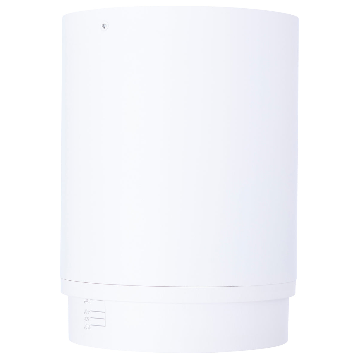 Nuvo 65-1050 35/28/21 Watt LED Cylinder Flush Mount, 3K/4K/5K CCT Selectable, White