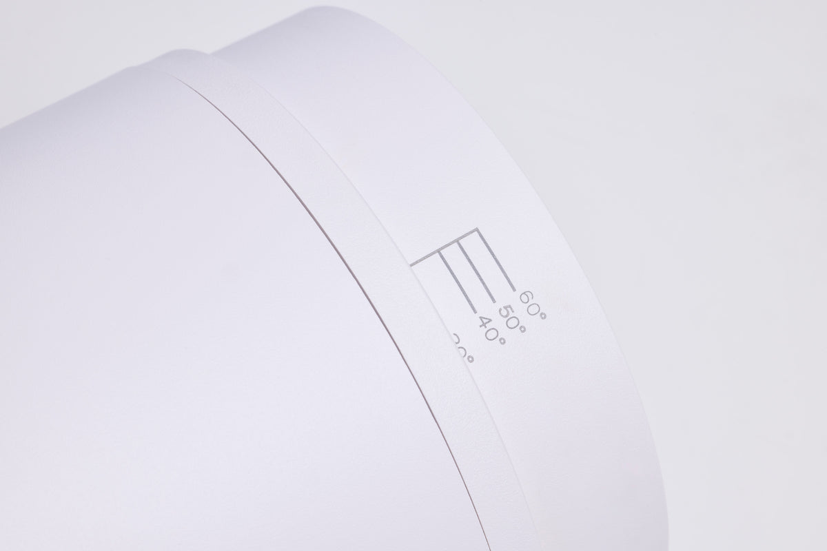 Nuvo 65-1050 35/28/21 Watt LED Cylinder Flush Mount, 3K/4K/5K CCT Selectable, White