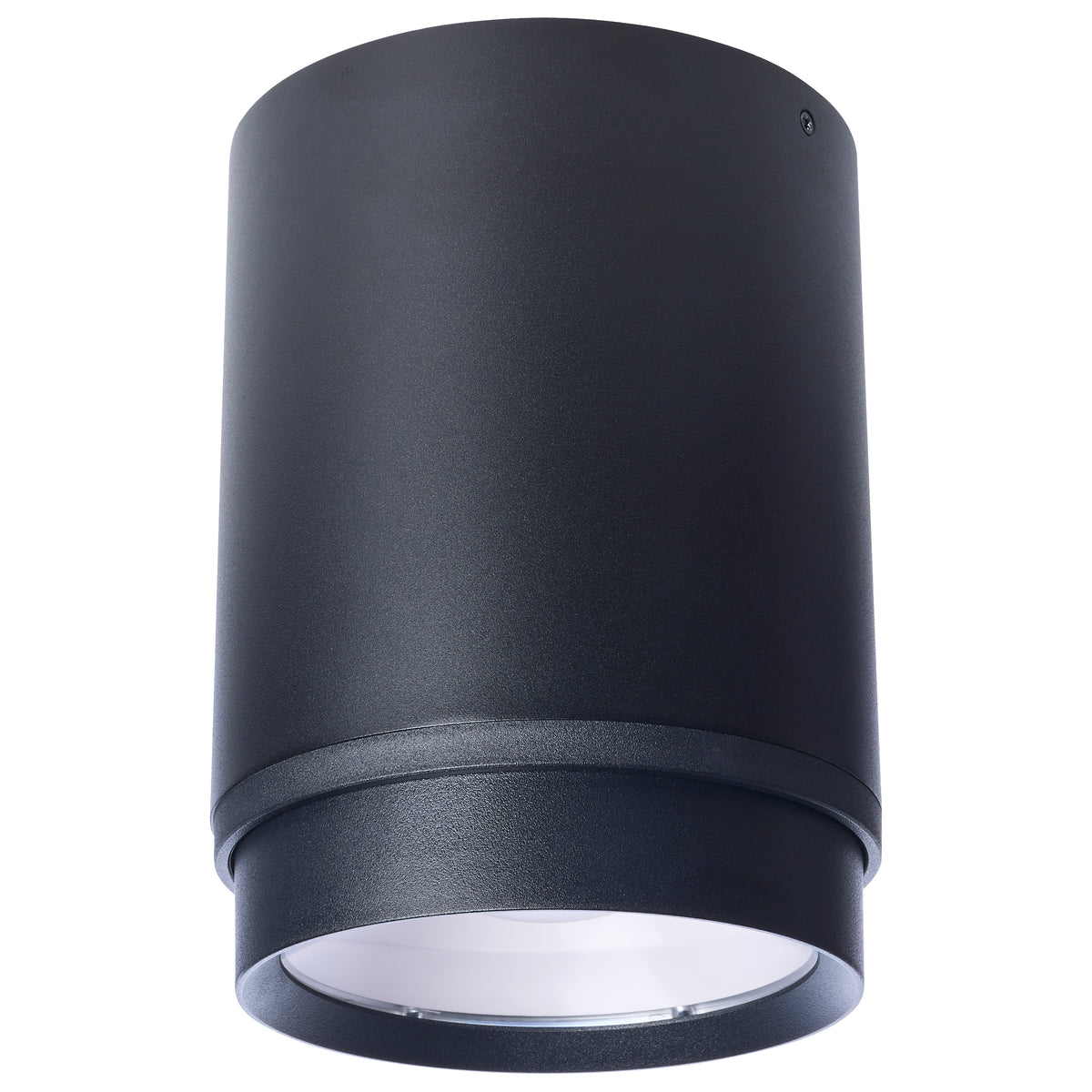 Nuvo 65-1051 35/28/21 Watt LED Cylinder Flush Mount, 3K/4K/5K CCT Selectable, Black