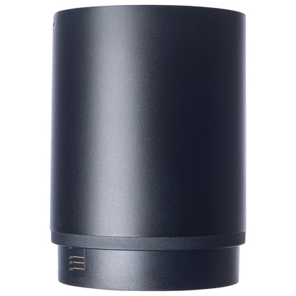 Nuvo 65-1051 35/28/21 Watt LED Cylinder Flush Mount, 3K/4K/5K CCT Selectable, Black