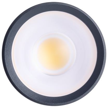 Nuvo 65-1051 35/28/21 Watt LED Cylinder Flush Mount, 3K/4K/5K CCT Selectable, Black