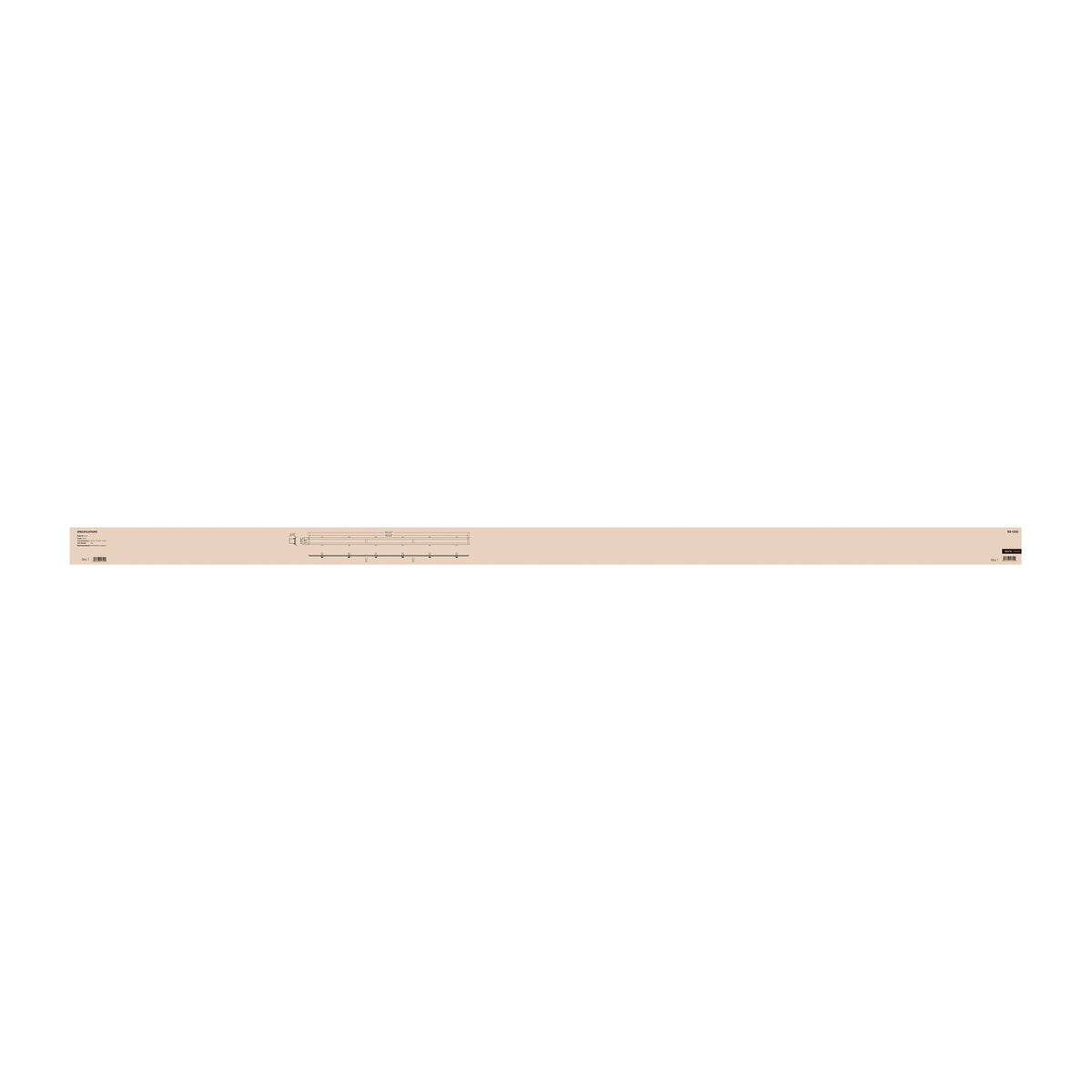 Nuvo 65-1232 Momentum, 8 Foot Flange Kit, White Finish