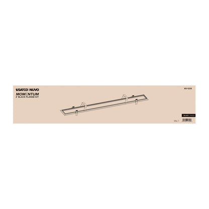 Nuvo 65-1233 Momentum, 2 Foot Flange Kit, Black Finish