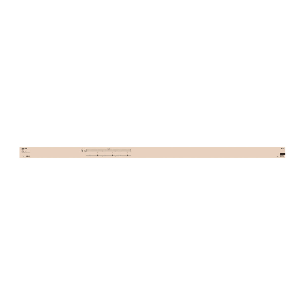Nuvo 65-1235 Momentum, 8 Foot Flange Kit, Black Finish