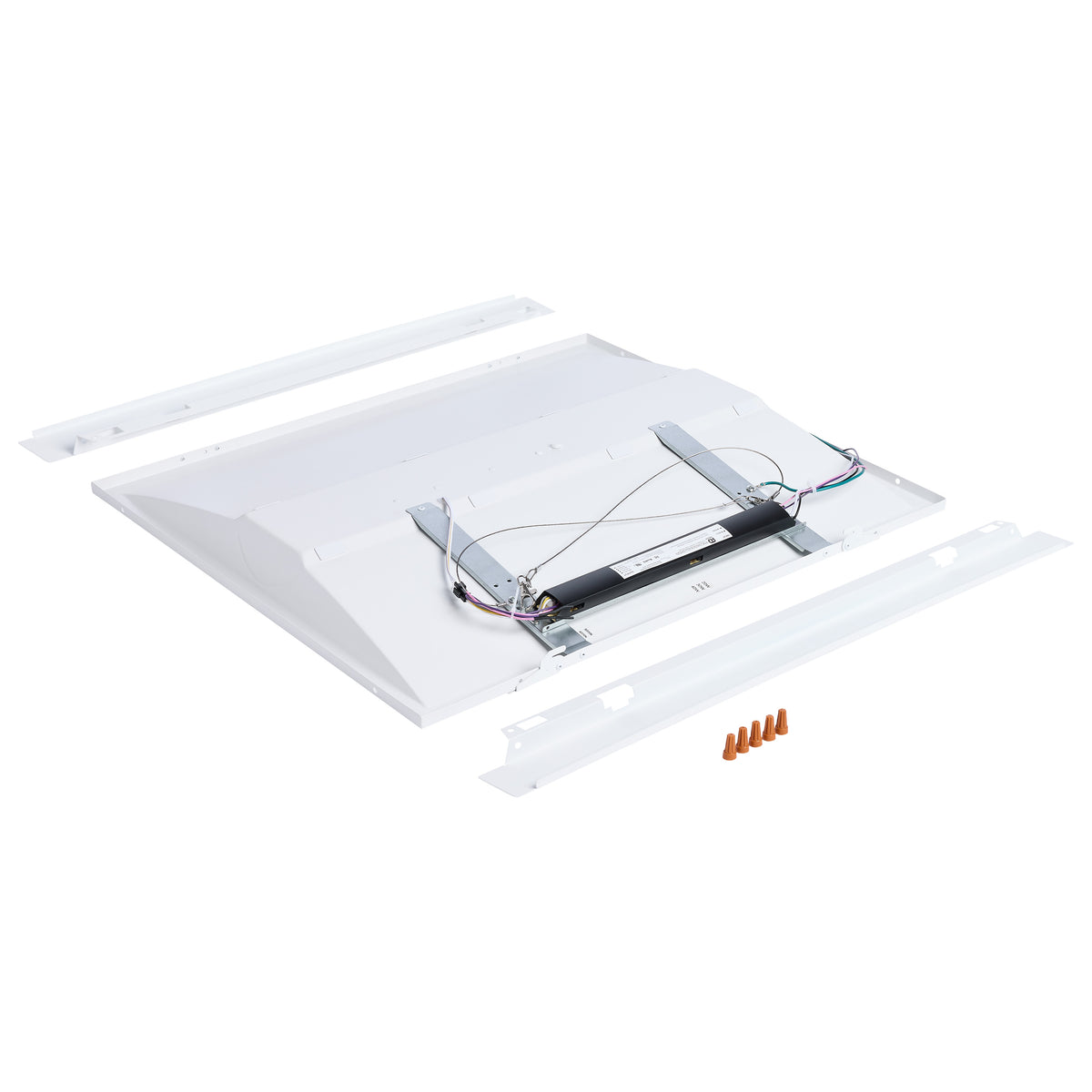 Nuvo 65-1301 40/30/20 Watt LED 2x2 Center Basket Troffer Retrofit Kit, 35K/4K/5K CCT, Dimmable