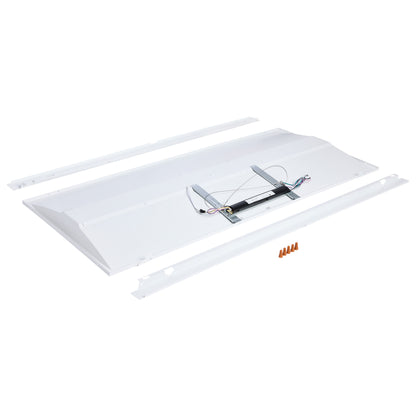 Nuvo 65-1302 50/40/30 Watt LED 2x4 Center Basket Troffer Retrofit Kit, 35K/4K/5K CCT, Dimmable