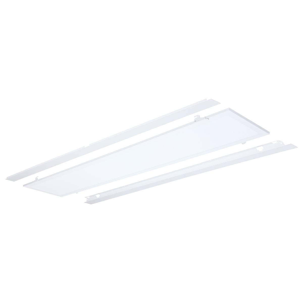 Nuvo 65-1320 40/30/20 Watt LED 1x4 Flat Panel Troffer Retrofit Kit, 35K/4K/5K CCT, Dimmable