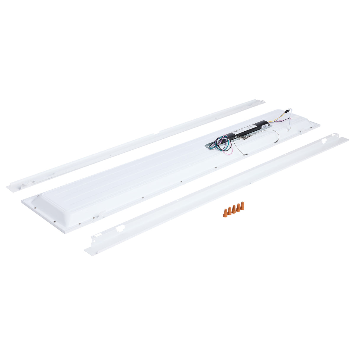Nuvo 65-1320 40/30/20 Watt LED 1x4 Flat Panel Troffer Retrofit Kit, 35K/4K/5K CCT, Dimmable