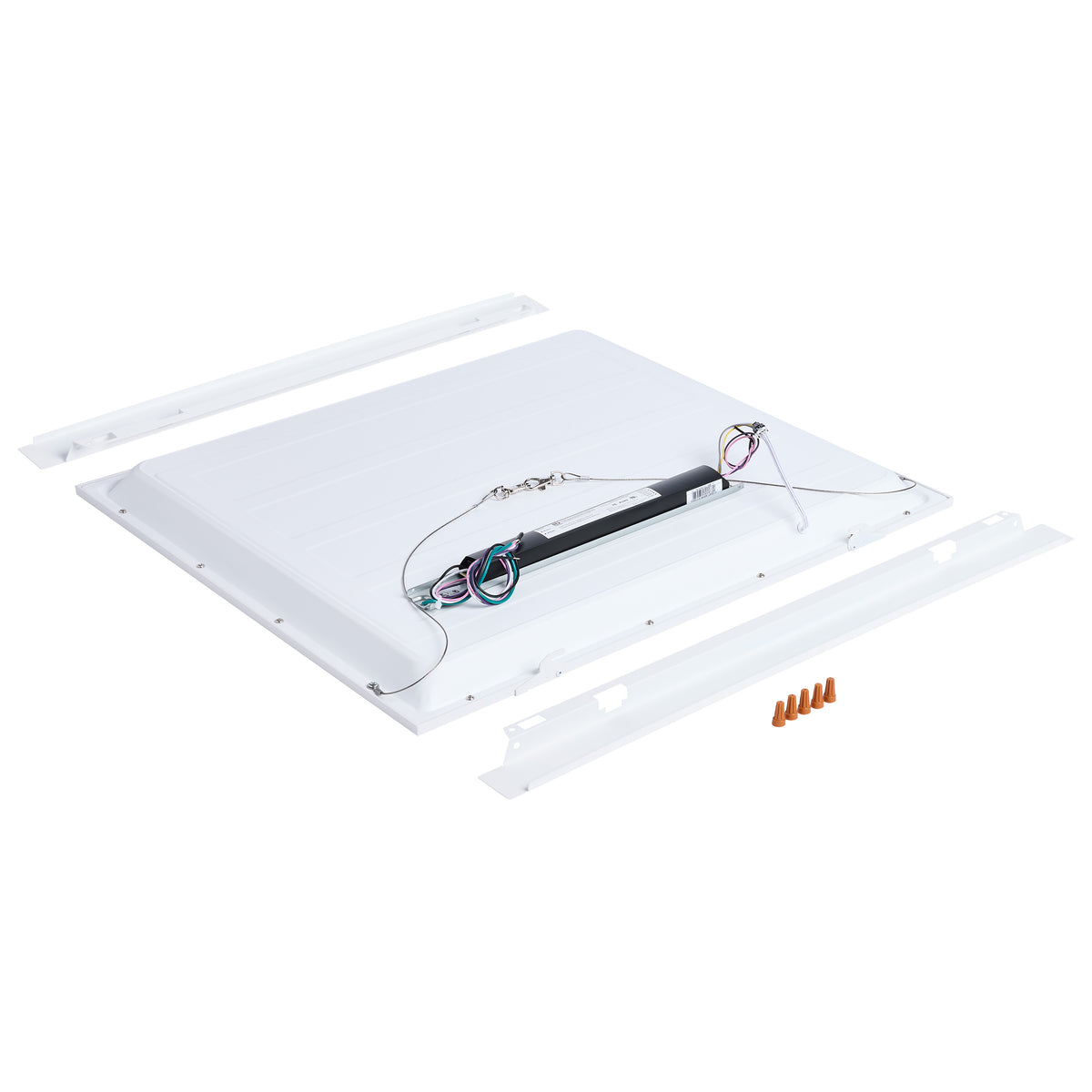 Nuvo 65-1321 40/30/20 Watt LED 2x2 Flat Panel Troffer Retrofit Kit, 35K/4K/5K CCT, Dimmable