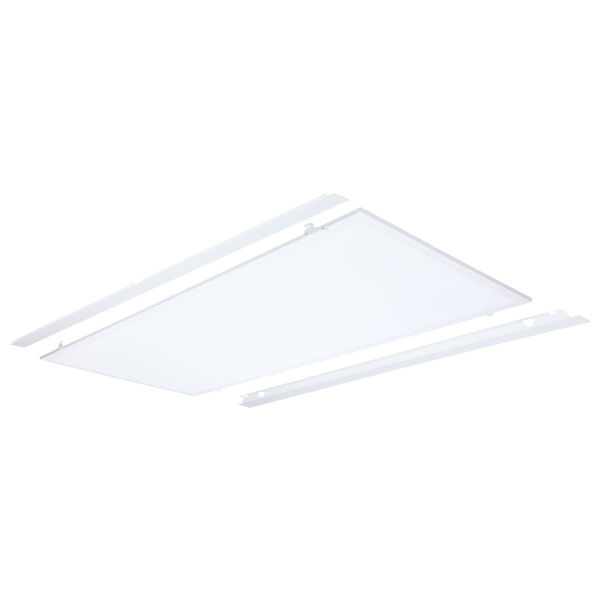 Nuvo 65-1322 50/40/30 Watt LED 2x4 Flat Panel Troffer Retrofit Kit, 35K/4K/5K CCT, Dimmable