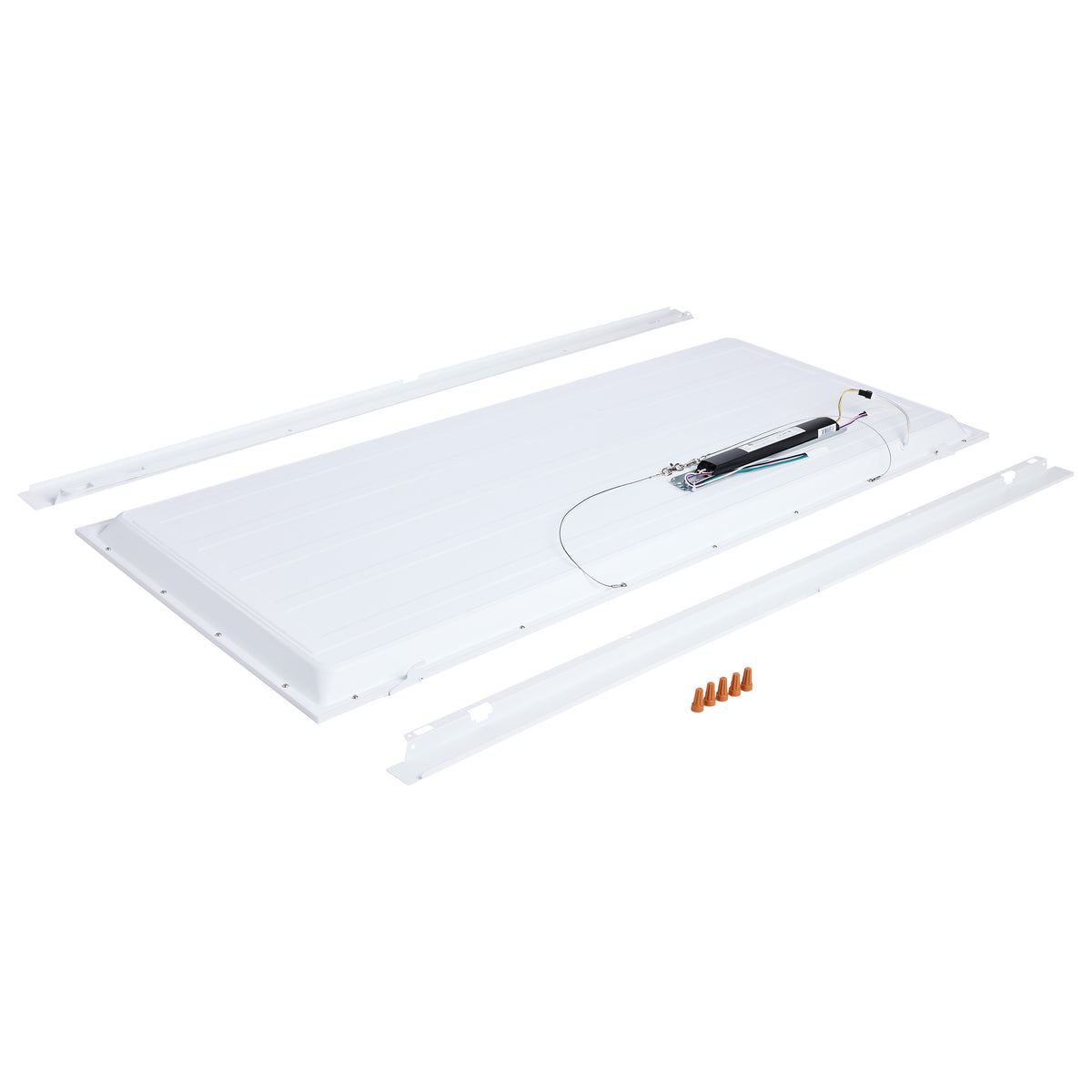 Nuvo 65-1322 50/40/30 Watt LED 2x4 Flat Panel Troffer Retrofit Kit, 35K/4K/5K CCT, Dimmable