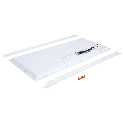 Nuvo 65-1322 50/40/30 Watt LED 2x4 Flat Panel Troffer Retrofit Kit, 35K/4K/5K CCT, Dimmable