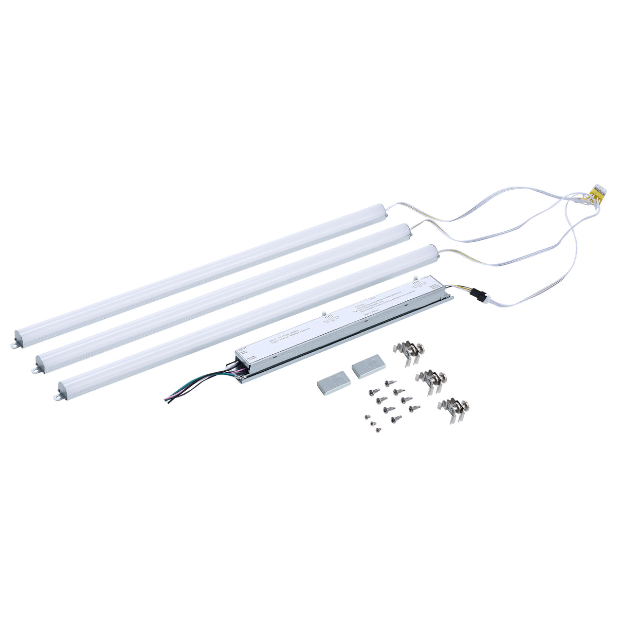 Nuvo 65-1332 40W/35W/30W/25W/20W Wattatage Selectable LED Light Bar Retrofit Kit, 3000K/3500K/4000K/5000K/6500K CCT Selectable, 3-Bars