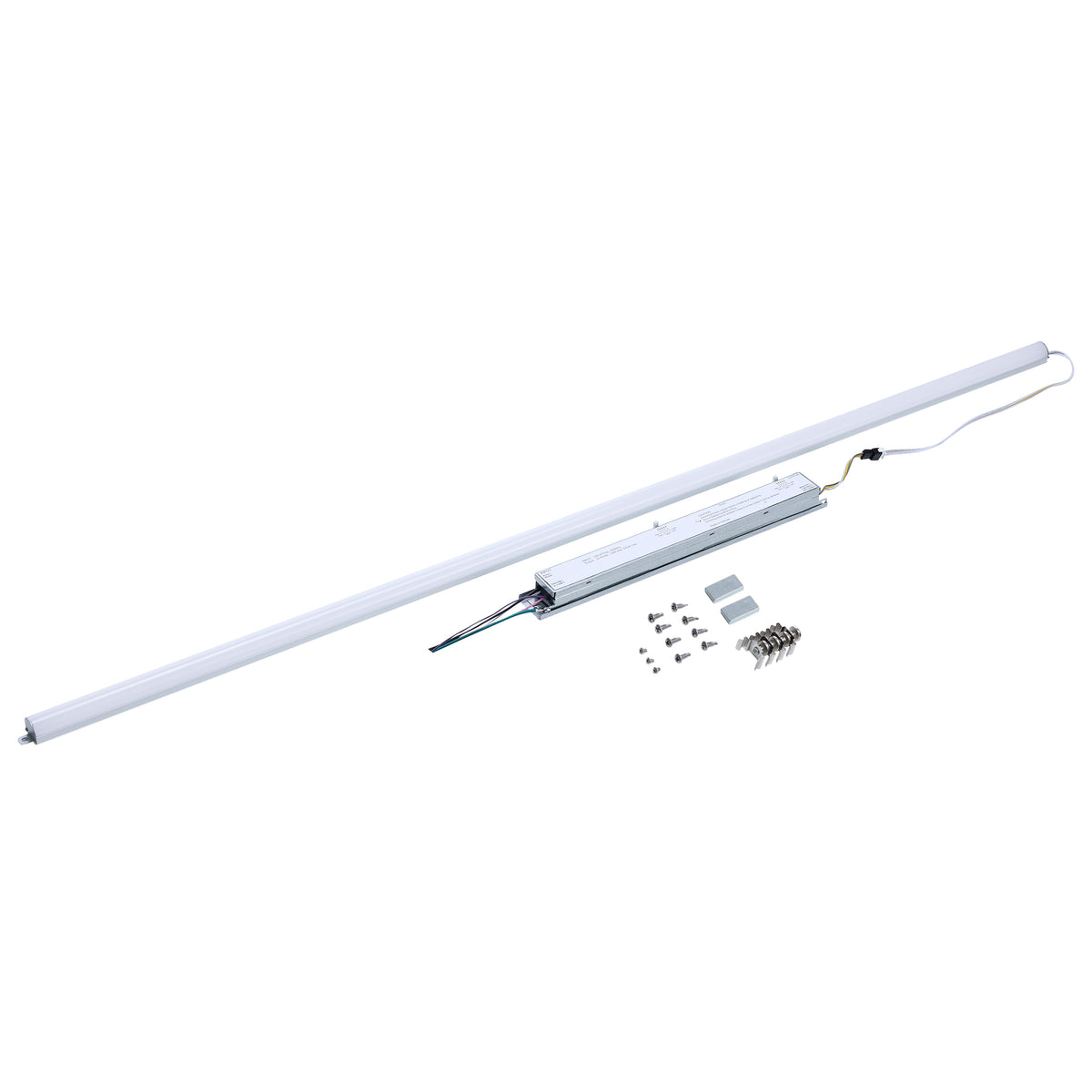 Nuvo 65-1333 30W/25W/20W/15W/10W Wattage Selectable LED Light Bar Retrofit Kit, 3000K/3500K/4000K/5000K/6500K CCT Selectable, 1-Bar