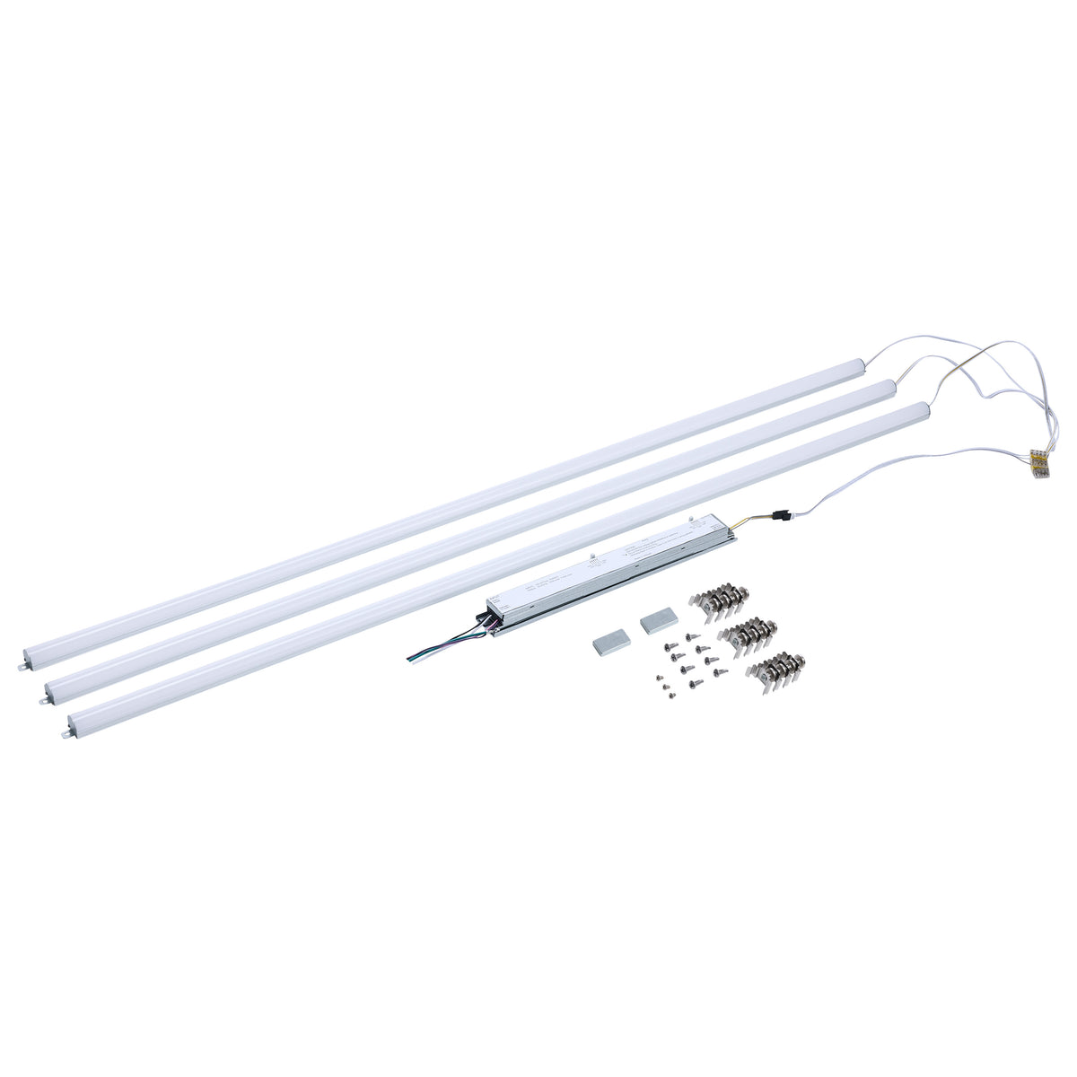 Nuvo 65-1336 50W/45W/40W/35W/30W Wattage Selectable LED Light Bar Retrofit Kit, 3000K/3500K/4000K/5000K/6500K CCT Selectable, 3-Bars