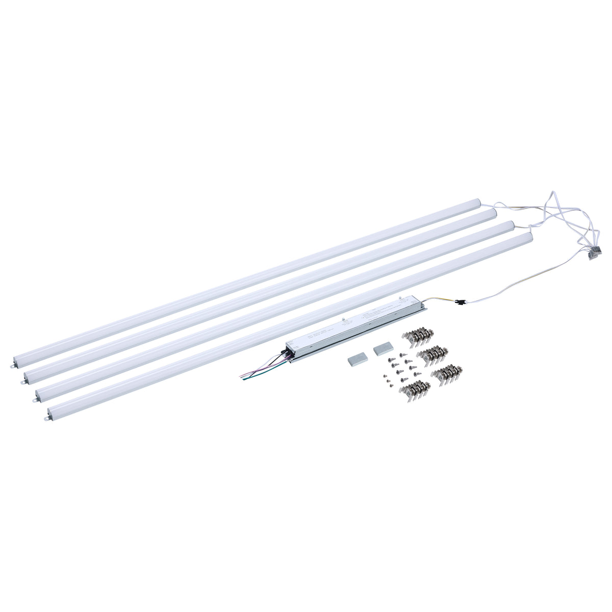 Nuvo 65-1337 50W/45W/40W/35W/30W Wattage Selectable LED Light Bar Retrofit Kit, 3000K/3500K/4000K/5000K/6500K CCT Selectable, 4-Bars