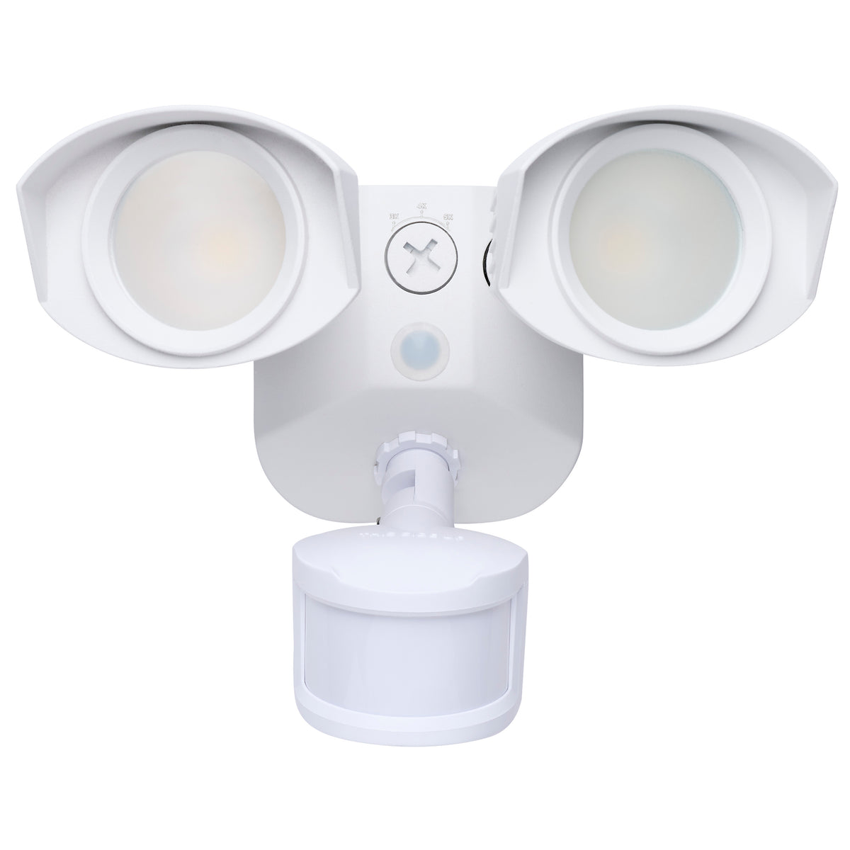 Nuvo 65-1401 20 Watt LED Dual Head Security Flood Light, 7.64 x 7.05 x 5.00, 80 CRI