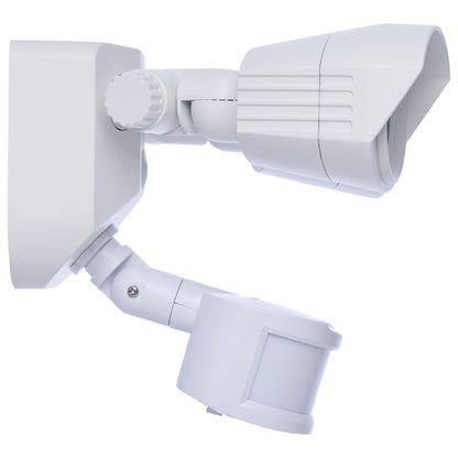 Nuvo 65-1401 20 Watt LED Dual Head Security Flood Light, 7.64 x 7.05 x 5.00, 80 CRI