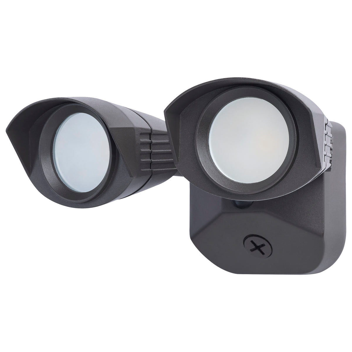 Nuvo 65-1402 20 Watt LED Dual Head Security Flood Light, 7.64 x 7.05 x 4.65, 80 CRI